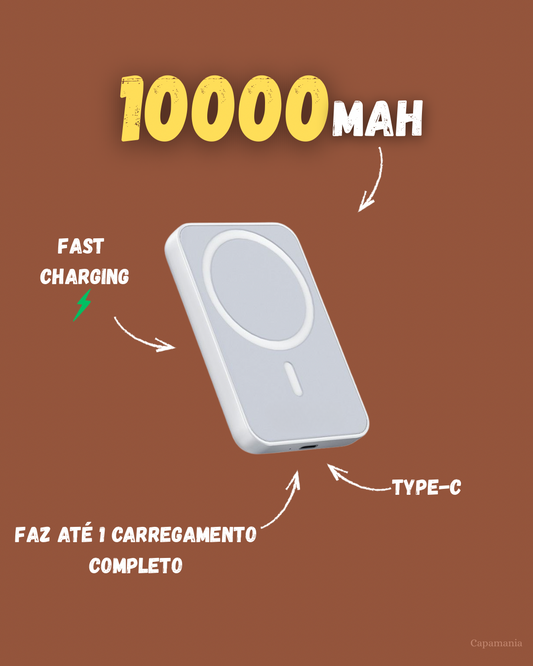 Powerbank MagSafe 10000mah Branco